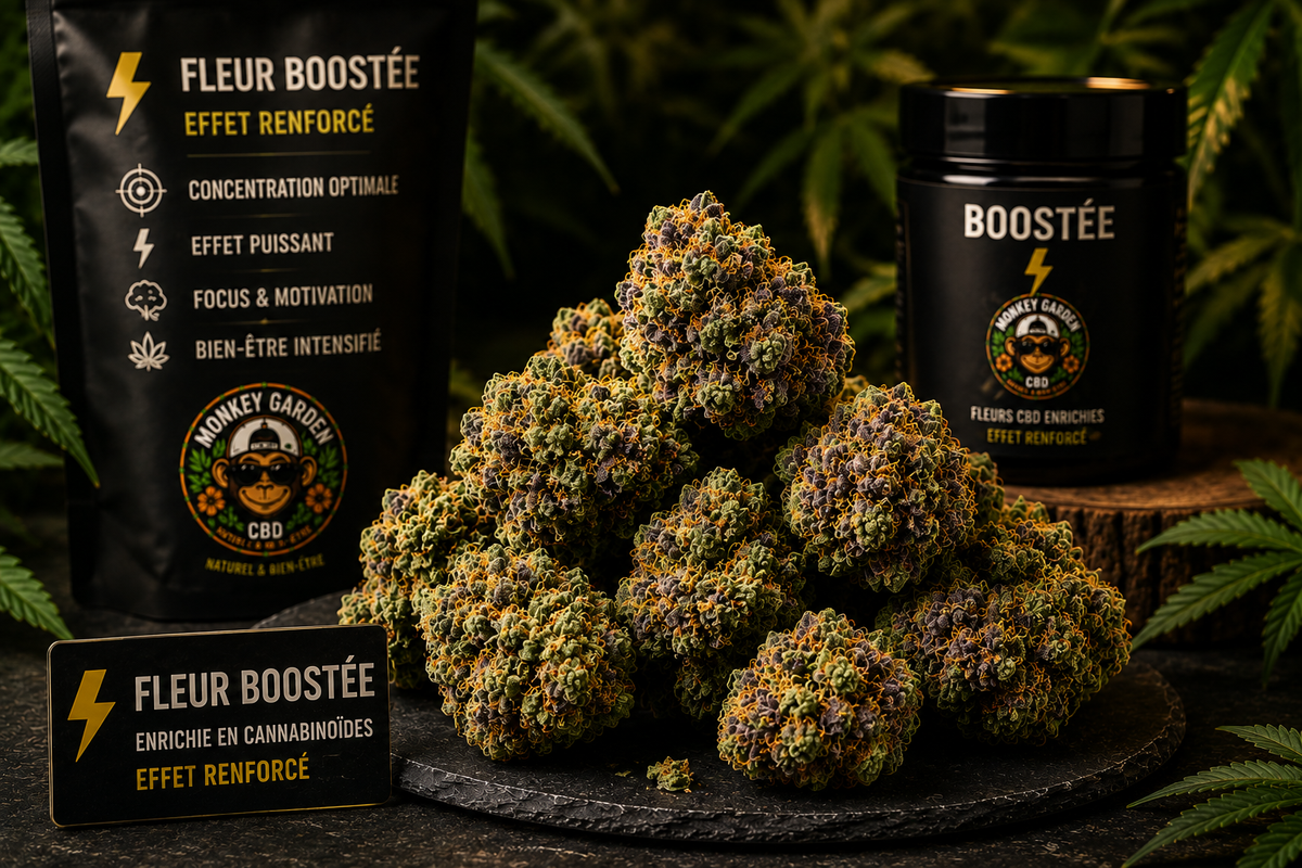 Fleurs de CBD boostées
