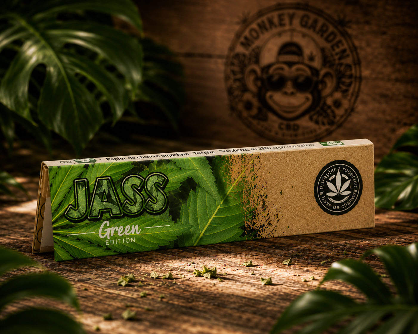 JASS Green Edition – Papier à Rouler King Size Slim