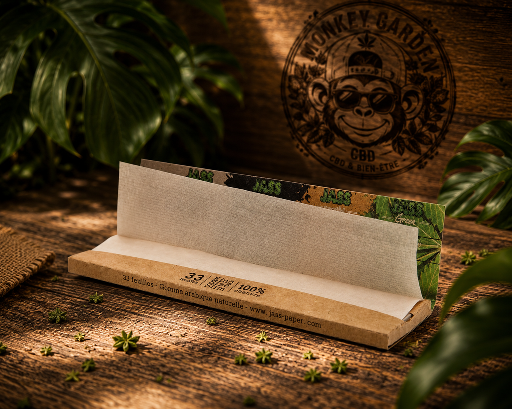 JASS Green Edition – Papier à Rouler King Size Slim