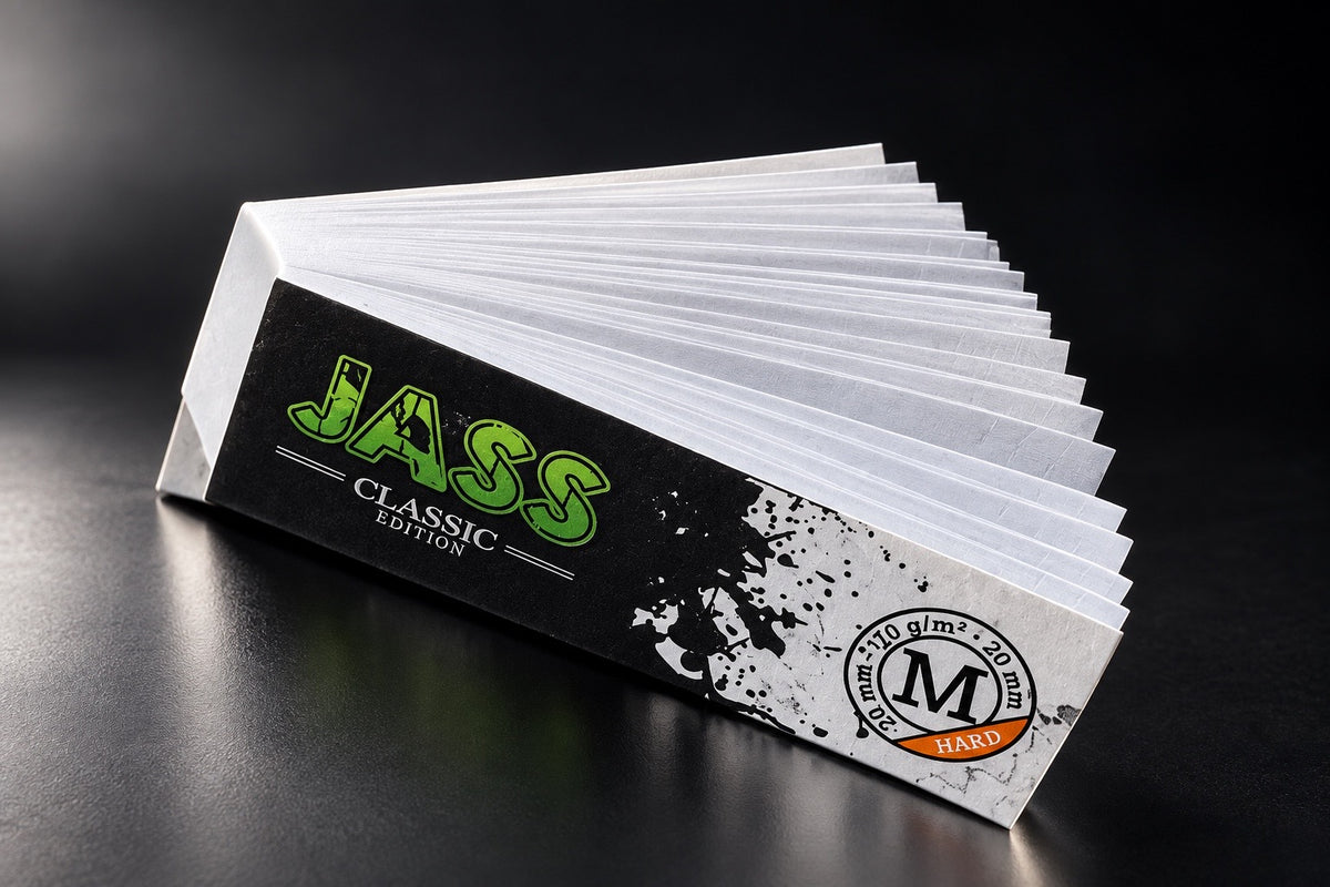 Carnet de filtres carton blancs JASS Classic Edition M Hard